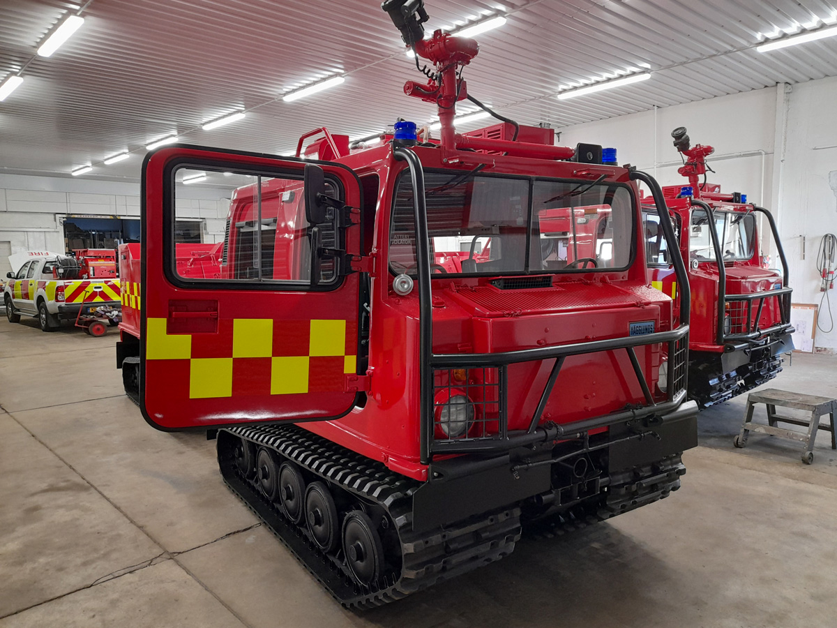 Hagglunds BV206 Fire Engine - Evems Limited - Good quality fire engines for sale